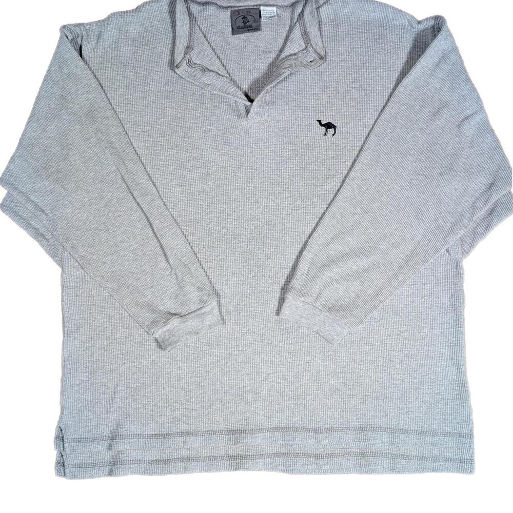 Vintage 90's Camel Cigarette Thermal Henley Top